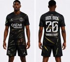 Maillot PSG Jordan Night Edition Stadium 25/26 - Flocage Champions of Europe - 26